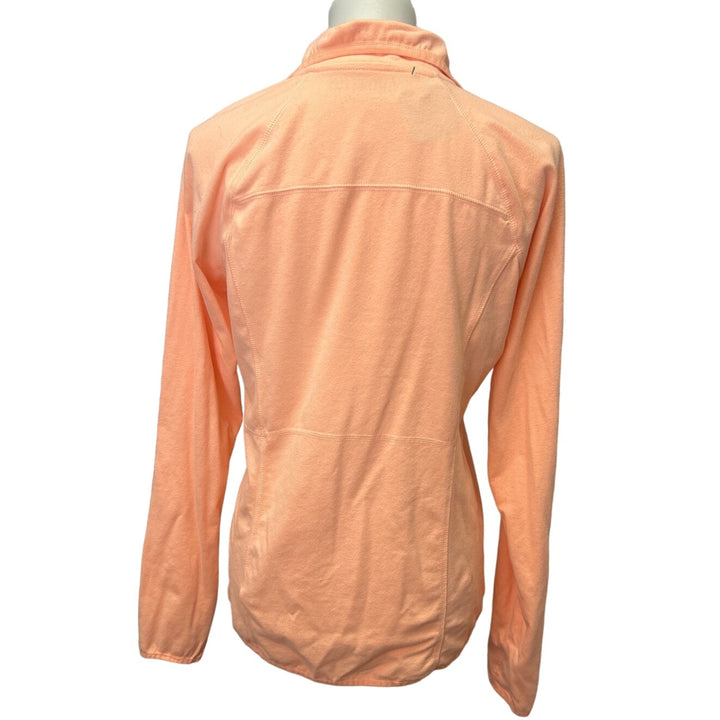 Hand Printed Upcycled Womens Medium Dragonfly Full Zip Lightweight Jacket