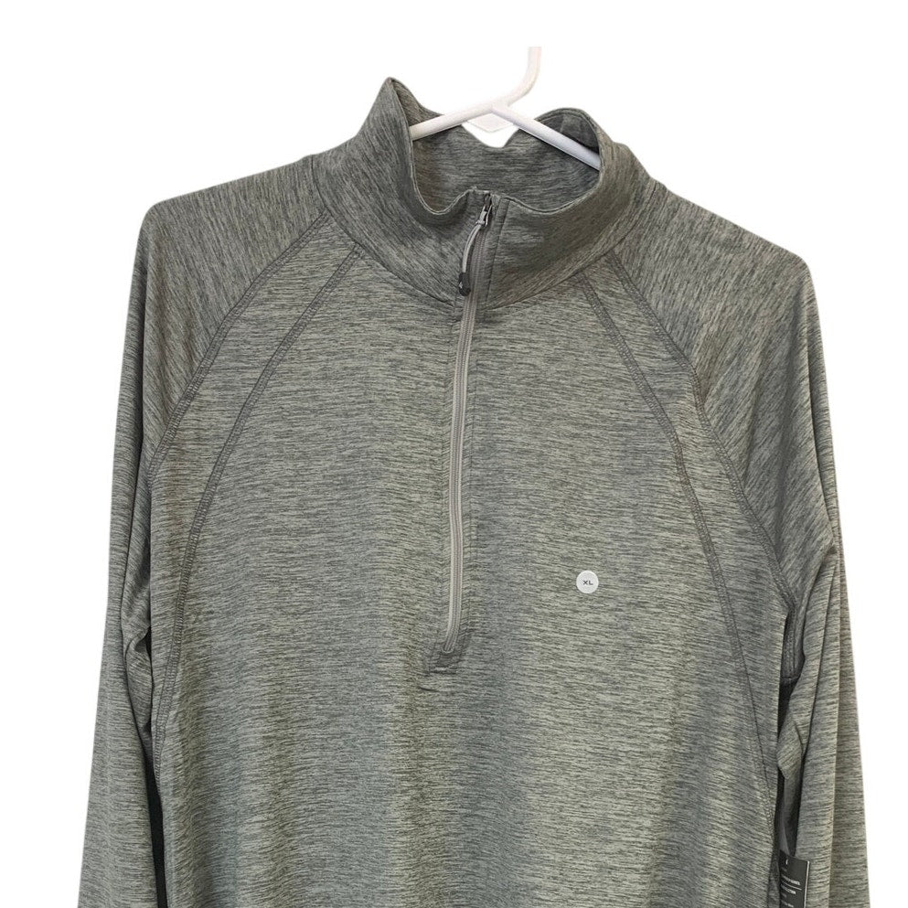 New Eddie Bauer Womens XL Resolution Long Sleeve Quarter Zip Activewear Top