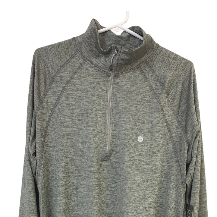 New Eddie Bauer Womens XL Resolution Long Sleeve Quarter Zip Activewear Top