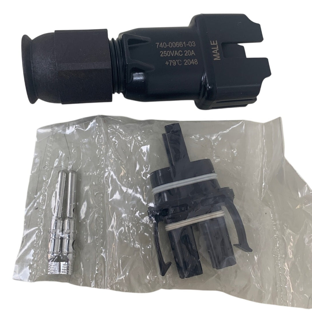 New Enphase Q-CONN-10M IQ Male Q Cable Adapter PV Connector 250VAC 20A Set