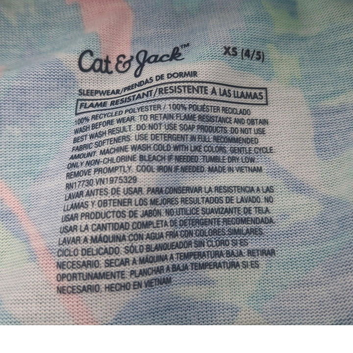 Lot of 3 Cat &amp; Jack Girls XS (4/5) Happy Bee Tank Top Navy Polo Shirt Lot
