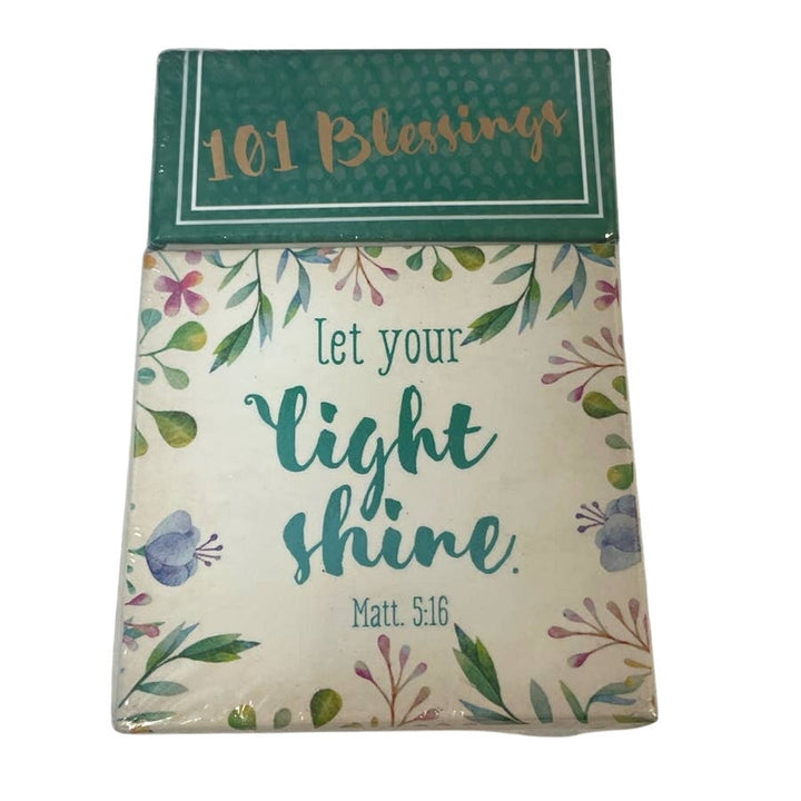New 101 Messages to Encourage &amp; Inspire Let Your Light Shine Bible Verse Cards