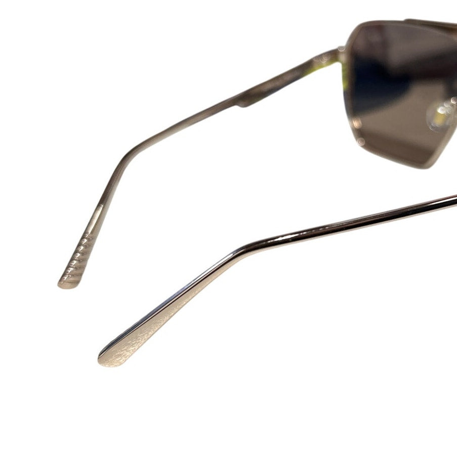Sojos Mens Gold Frames Retro Oversized Square Sunglasses w Carrying Bag