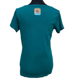 Hand Printed Upcycled Large Dandelion Make a Wish 100% Cotton Short Sleeve Tee