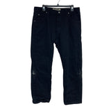 Wrangler Authentics Mens Size 36X29 Black 100% Cotton Classic Denim Jeans Flaw