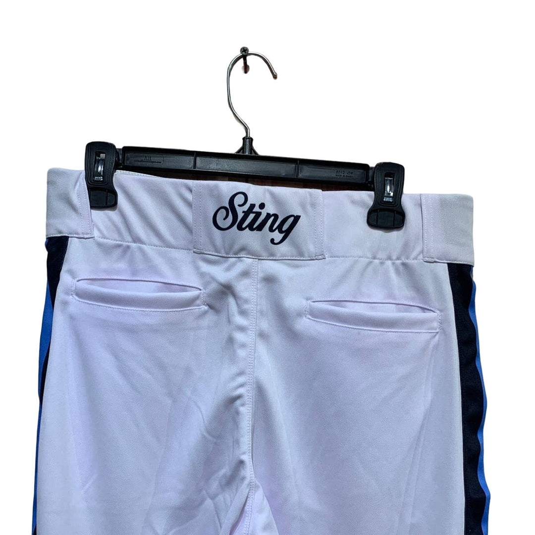 New St Louis Sting Adult Small White Polyester Mens Baseball Sports Long Pants