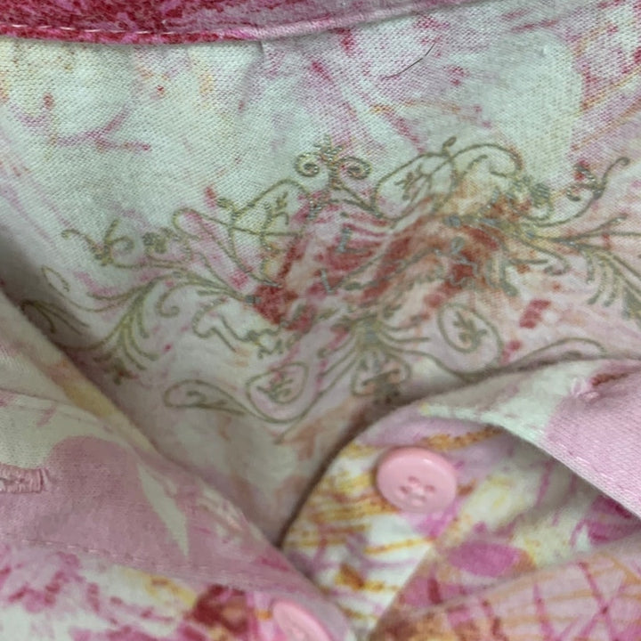 Lot of 3 Southern Stitch Wonderly Gloria Vanderbilt Womens Large Pink Tee Shirts
