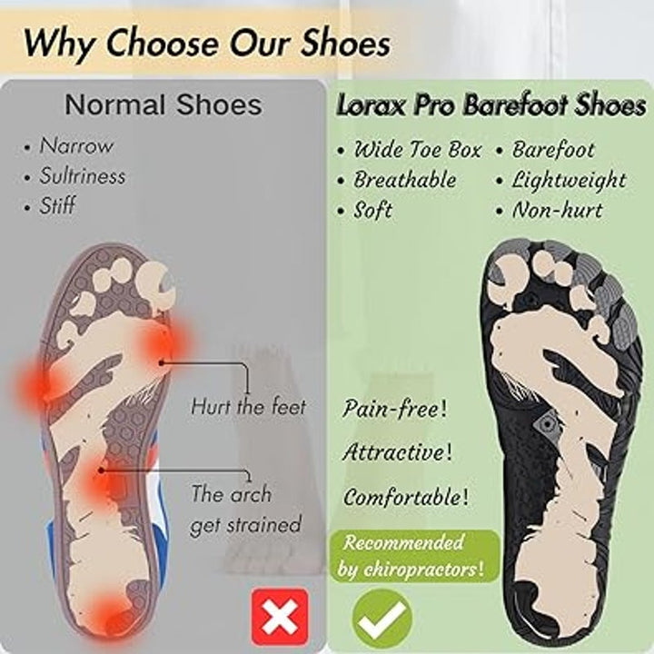 New HiGorpcore Womens Size 6 White Orange Lace Up Breatheable Barefoot Shoes