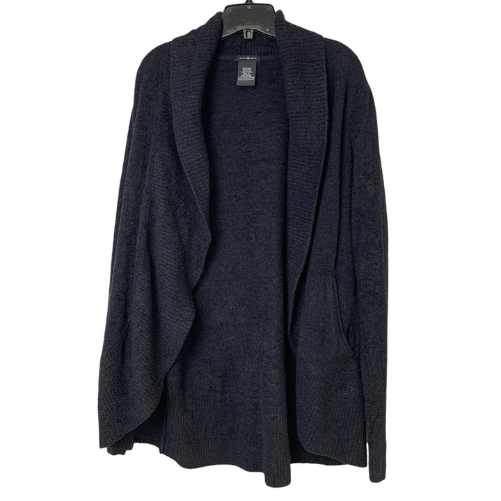 Max and Mia Womens XL Black Soft Long Sleeve Open Front Cardigan Sweater