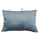Urban Living Brown Blue Textured Home Decor Throw Toss Pillow w Button Accents