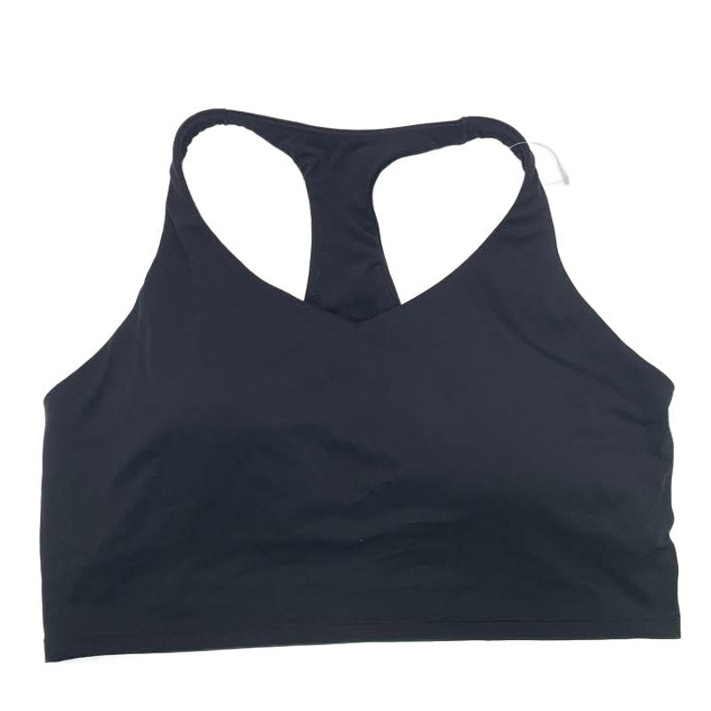 New Offline by Aerie Womens XXL Black Padded Athletic Racer Back Sports Bra