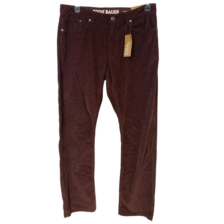 New Eddie Bauer Mens Size 34/32 Plum Eddie&