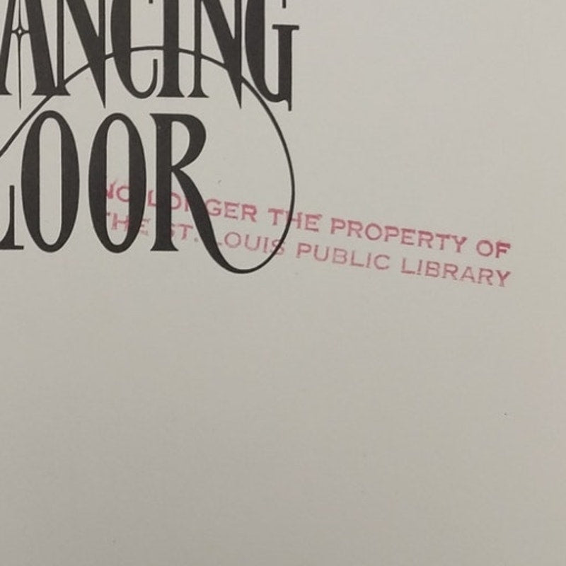 Vintage 1997 The Dancing Floor Hardcover Fiction Library Book Barbara Michaels