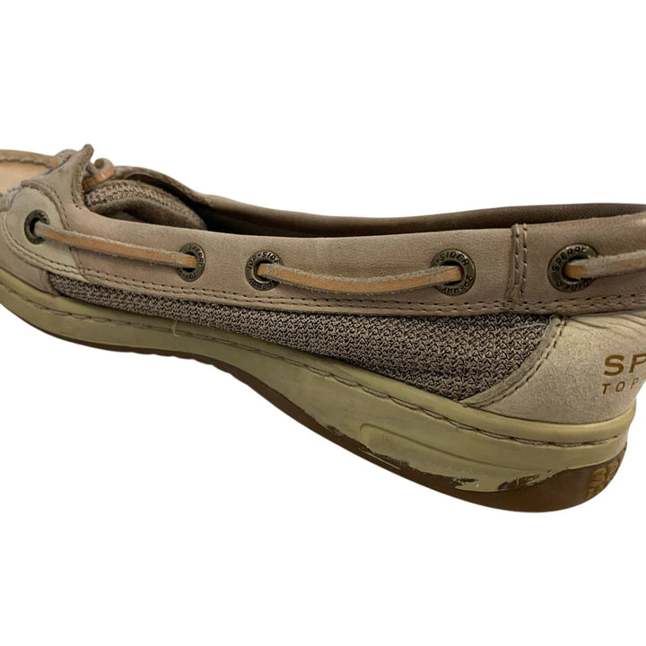 Sperry Top Sider Womens Size 6.5 Leather Side Laced Boat Shoes Slide On Loafers