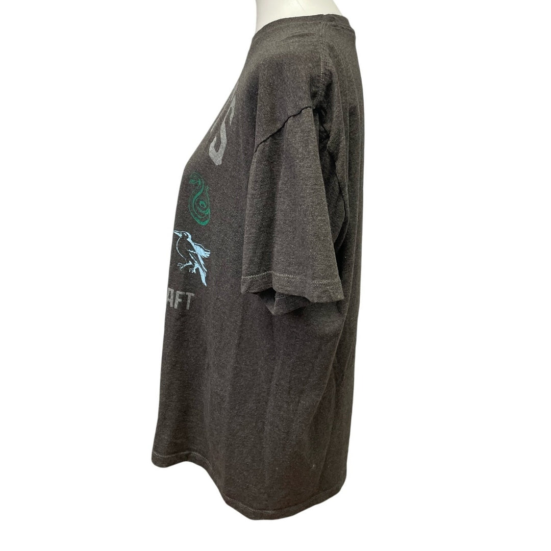Harry Potter Hogwarts Mens Large Cotton Blend Short Sleeve Crew Neck Tee Shirt