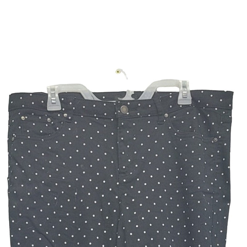 Needle &amp; Cloth Womens 16 Skinny Ankle Polka a Dot Jeans w Pockets