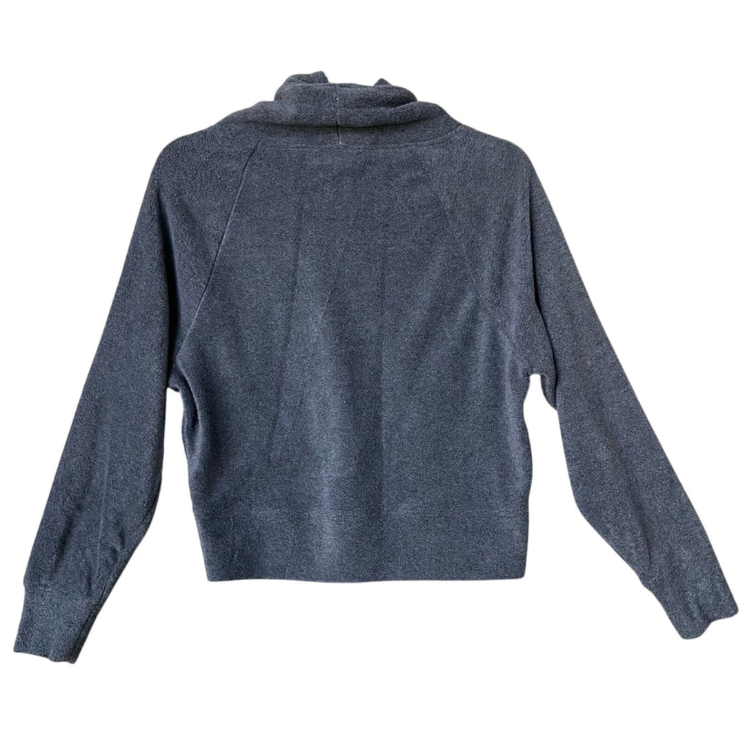 NWT New Old Navy Active Womens Small High Neck Fleece Cropped Sweatshirt
