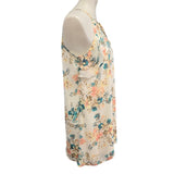 Pink Owl Apparel Womens Medium Floral Spaghetti Strap Lined Sheath Dress