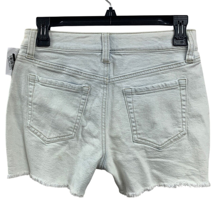 New Art Class Girls Small (6/7) Adjustable Waist Distressed Bleached Jean Shorts