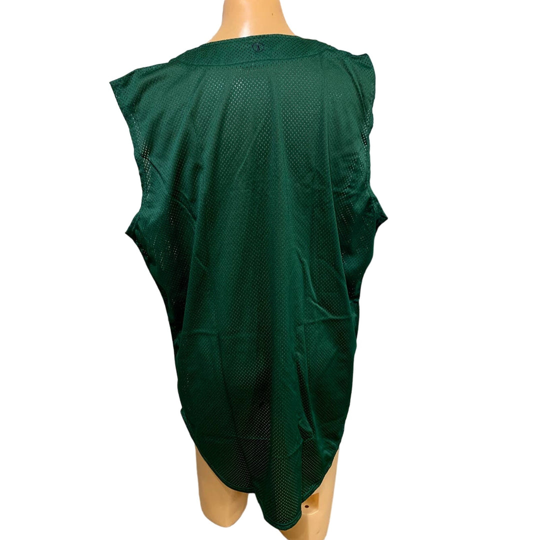 2 New Tag Team Uniform Adult Medium Button Down Baseball Mesh Jersey Tank Tops