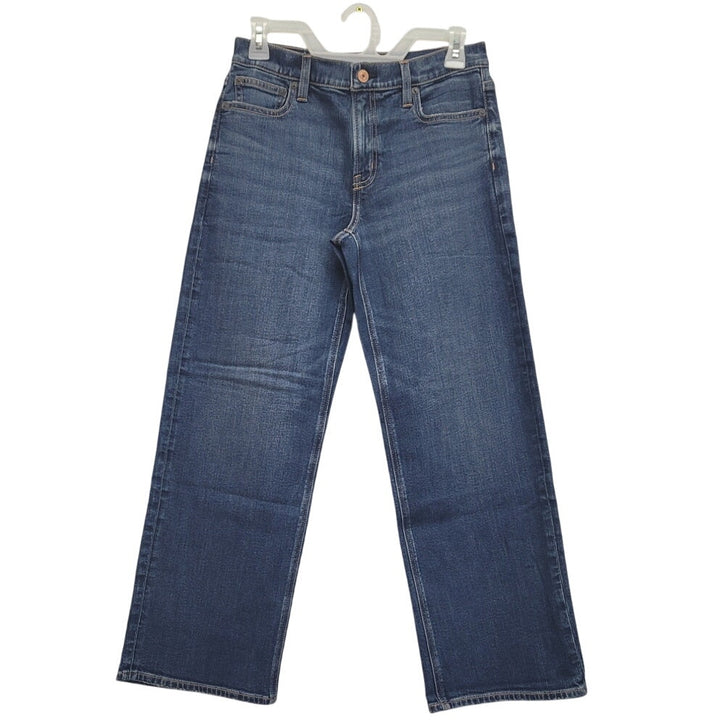 New American Eagle Size 0 Short Medium Rinse Stovepipe Jean Denim Blue Jeans