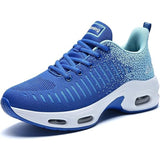 WNA Womens Size 9.5 Blue Mesh Air Cushioned Lace Up Lightweight Athletic Shoes