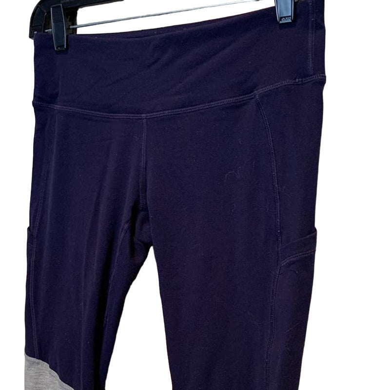 New Balance Womens Small Colorblock Workout Yoga Athletic Stretch Leggings Pants