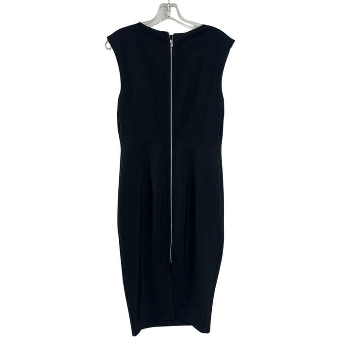 Express Womens Size 8 Polyester Blend LBD Sleeveless Back Zip Bodycon Dress