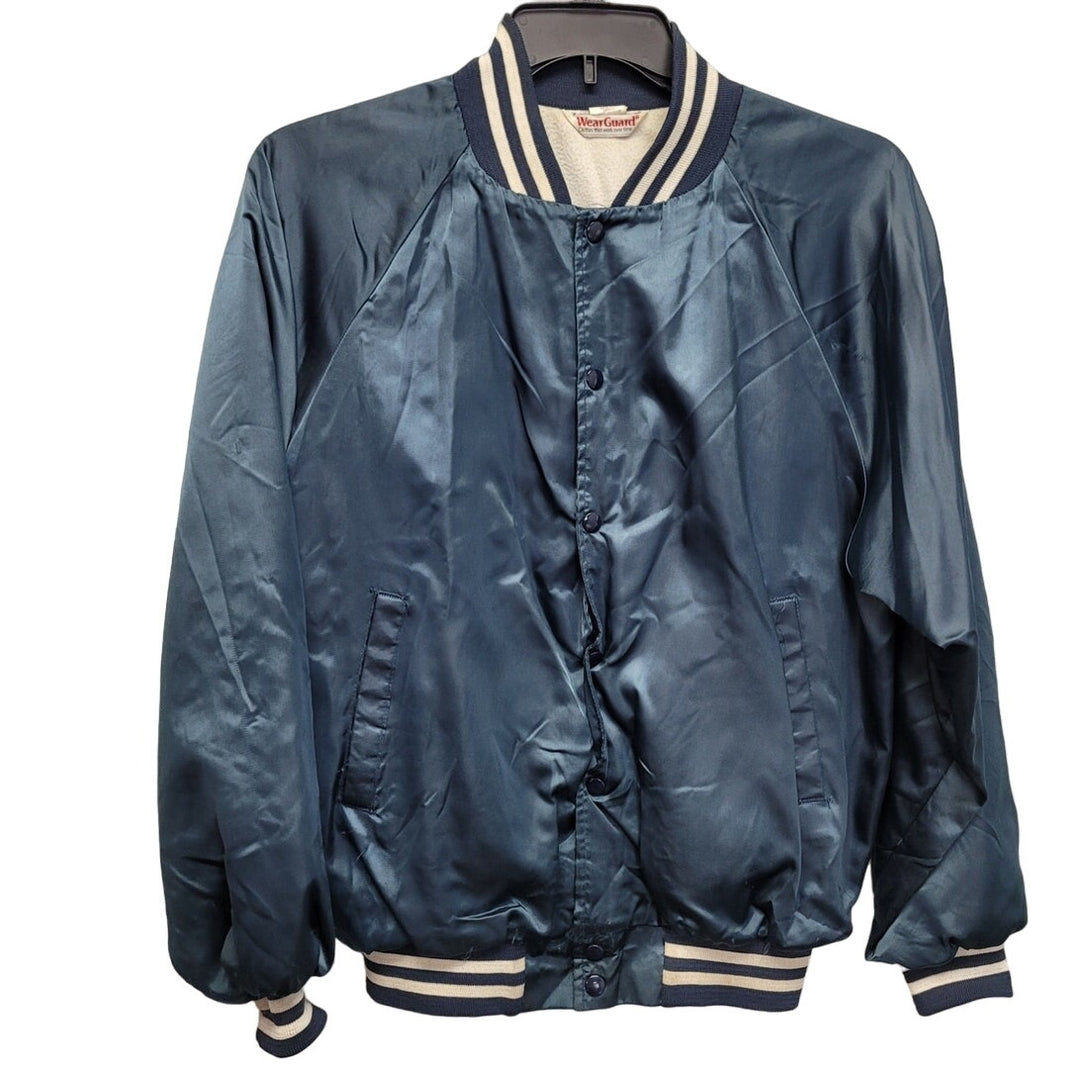 Vintage Wear Guard Mens Medium PolyNylon Long Sleeve Snap Up Lined Jacket