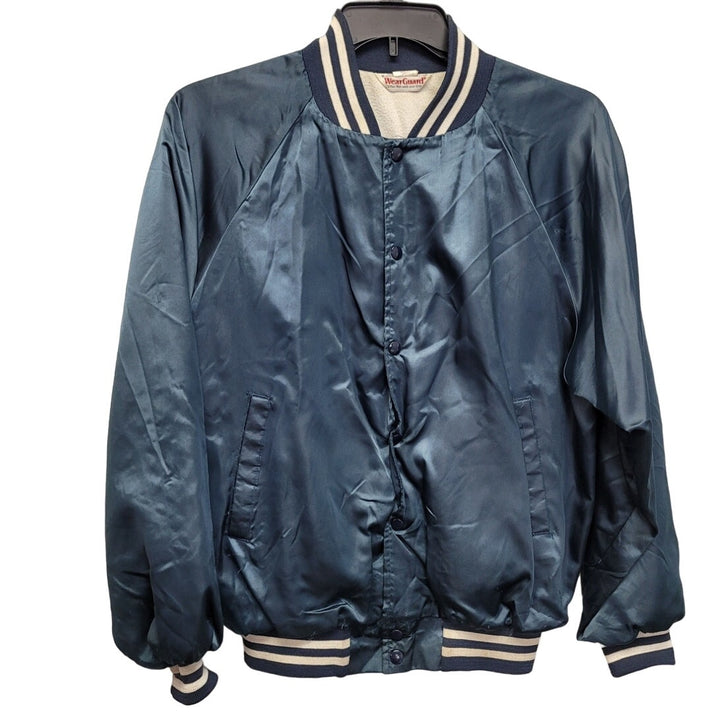 Vintage Wear Guard Mens Medium PolyNylon Long Sleeve Snap Up Lined Jacket