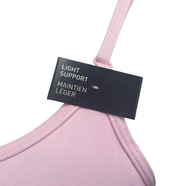 New Adidas Medium 40AC Pink Light Support Removeable Pads Training Sports Bra