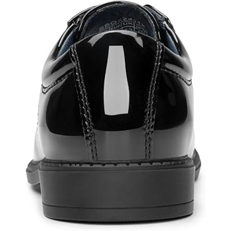 Bruno Marc Big Boys Size 6 Shiny Black Classic Lace Up Oxfords Dress Shoes