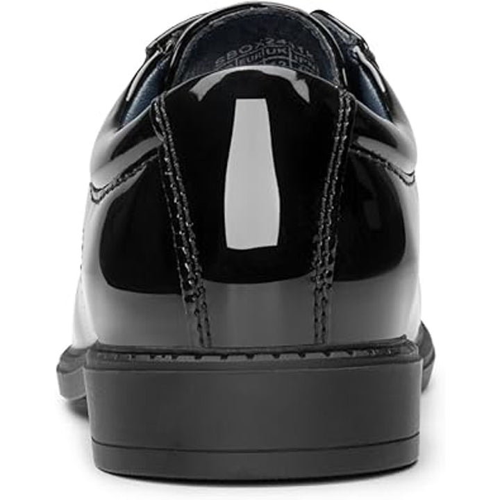 Bruno Marc Big Boys Size 6 Shiny Black Classic Lace Up Oxfords Dress Shoes