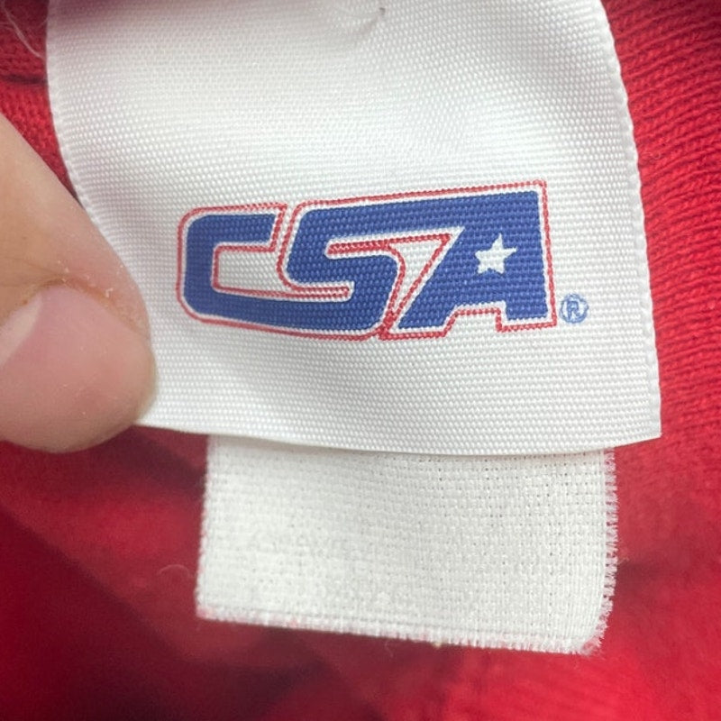 CSA Mens XXL Cotton St Louis Baseball Cardinals Short Sleeve Crew Neck Tee Shirt
