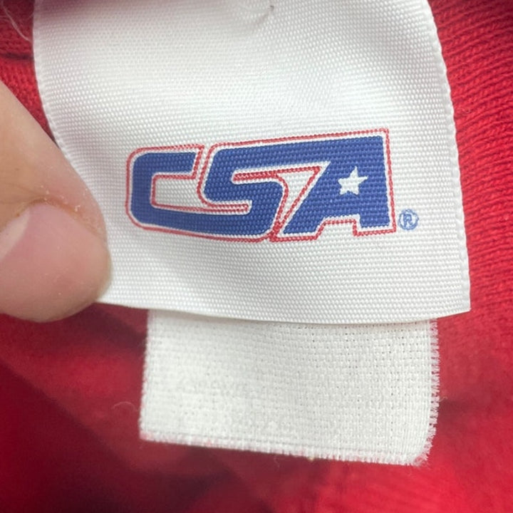 CSA Mens XXL Cotton St Louis Baseball Cardinals Short Sleeve Crew Neck Tee Shirt