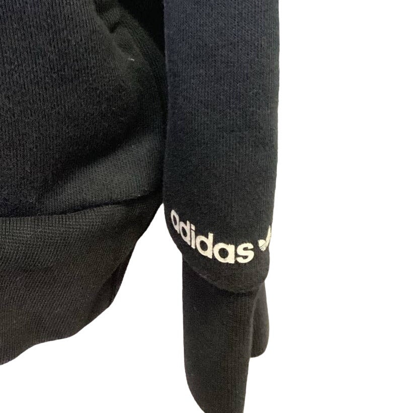Adidas Youth Large Colorful Logo Cotton Blend Long Sleeve Sweatshirt Hoodie