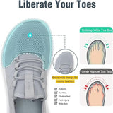 Womens Size 8.5W Wide Gray Lace Up Arch Support Air Cushion Athletic Shoes