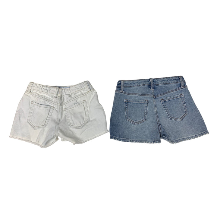 2 NWT New Art Class Girls Small (6/7) Factory Distressed Denim Jean Shorts