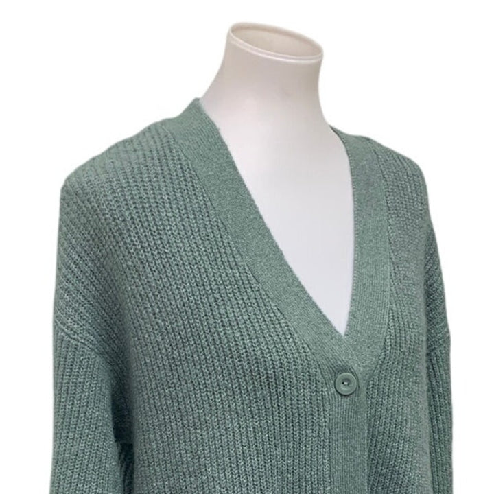 New American Eagle Womens XXS Long Sleeve Button Up V Neck Knit Cardigan Sweater