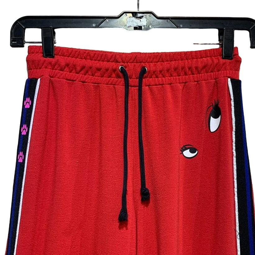 Disney Aristocats Ladies Small Polyester Blend Long Drawstring Yoga Sweat Pants