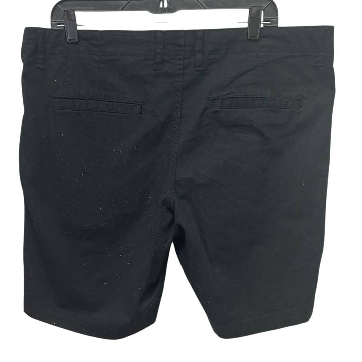 H&amp;M Mens Size 38 Regular Fit Cotton Blend Zipper Front Long Board Shorts