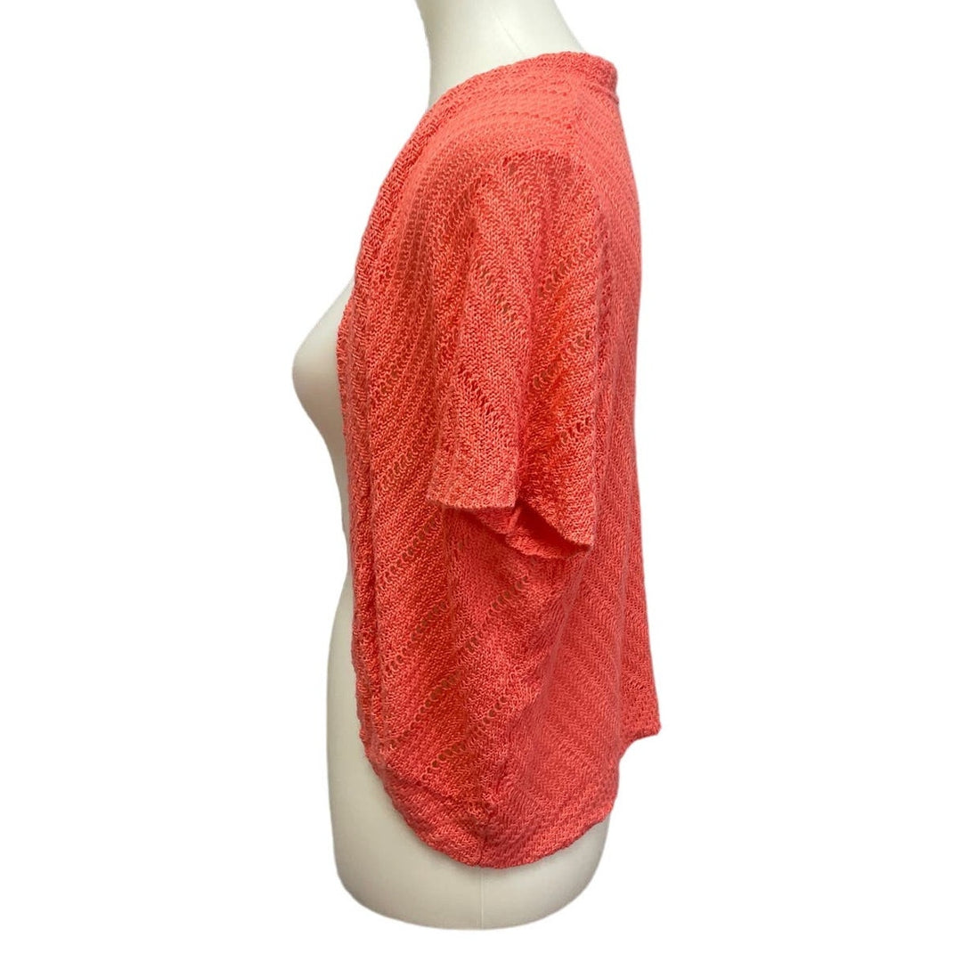 Lot of 2 Cute Lauren Conrad Faded Glory Womens Large Loose Weave Sweaters