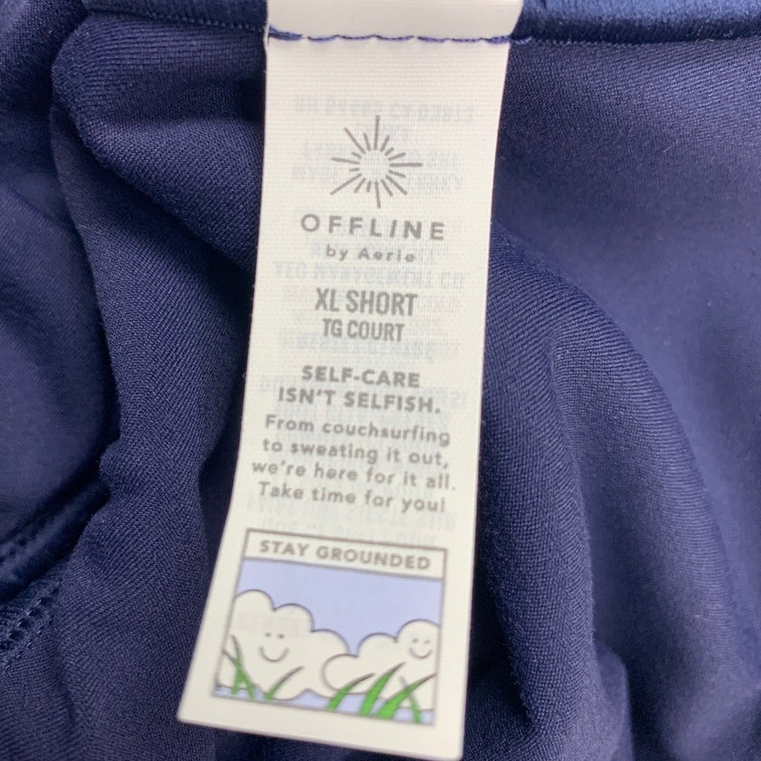 New OFFLINE Aerie Womens XL Short Real Me Long Sleeve Removeable Pads Bra Top