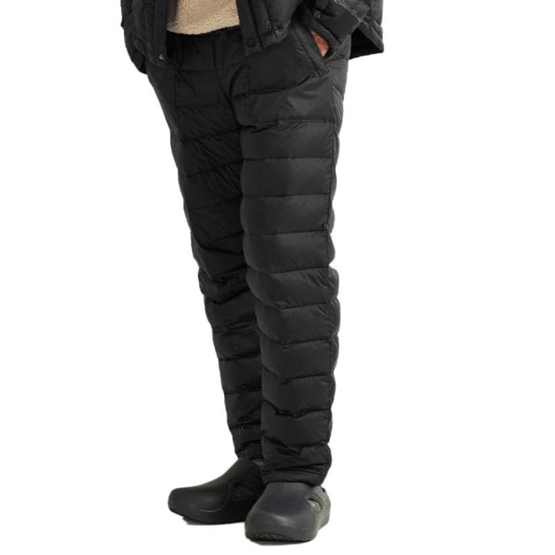 New Eddie Bauer Mens Medium Black Cirruslite 650 FP Down Puffer Drawstring Pants