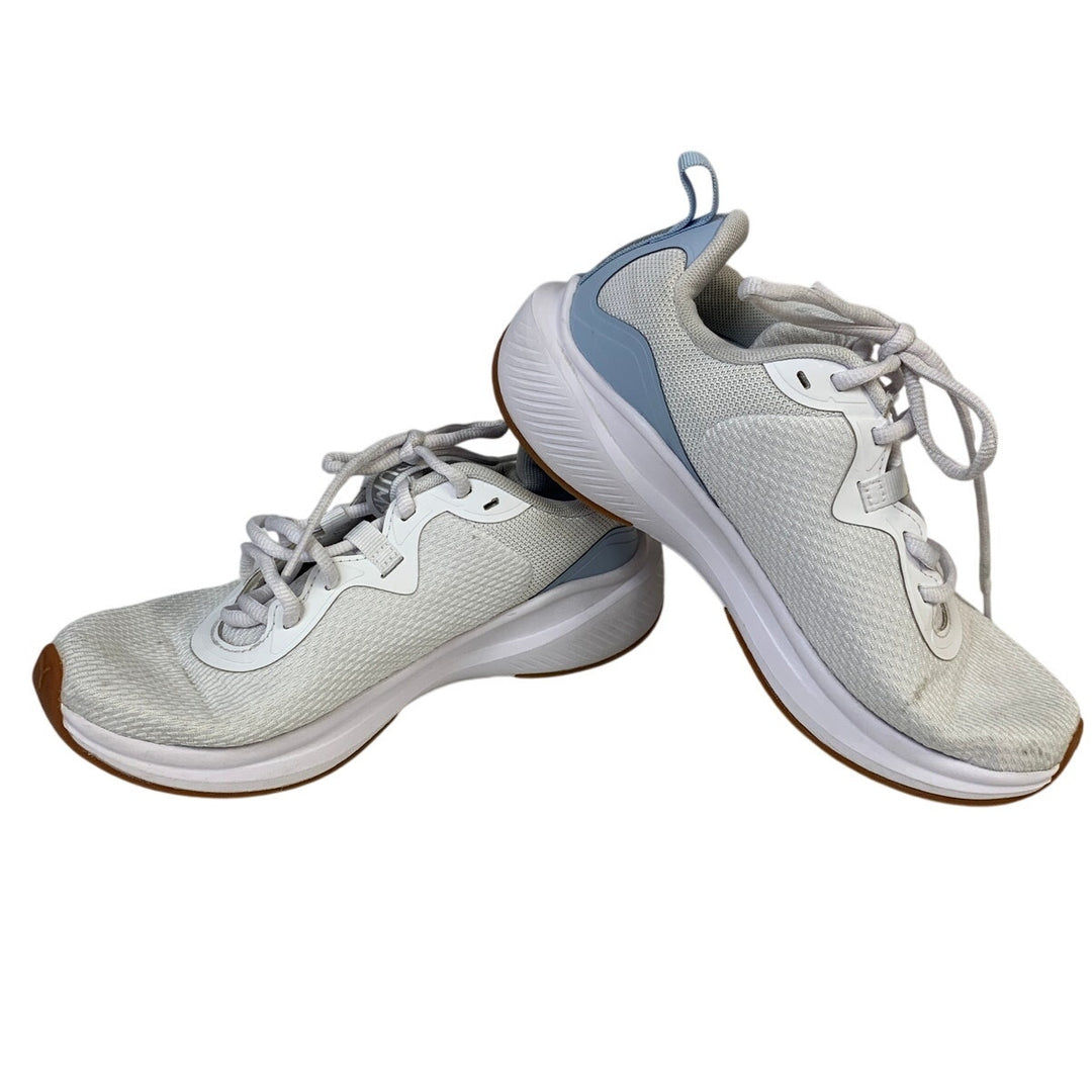 Puma Womens Size 7 White Blue Lace Up Skyrocket Sneaker Athletic Tennis Shoes