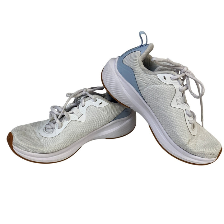 Puma Womens Size 7 White Blue Lace Up Skyrocket Sneaker Athletic Tennis Shoes