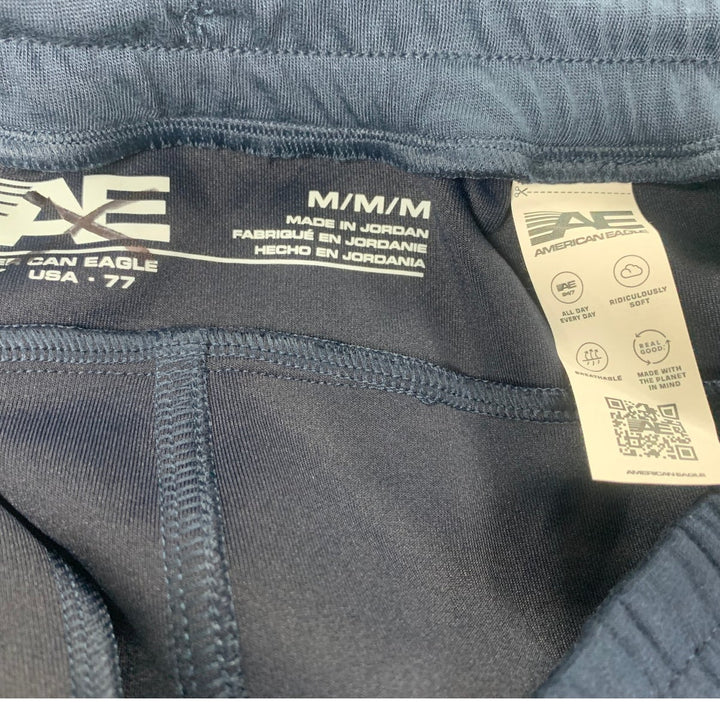 New American Eagle Mens Medium Navy Blue Drawstring Waist Jogger Sweatpants