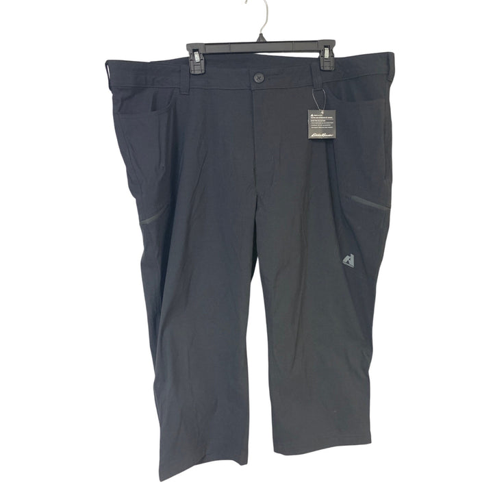 New Eddie Bauer Womens Plus Size 24W Black UPF 50+ Mid Rise StormRepel Capris