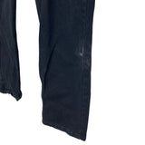 Wrangler Authentics Mens Size 36X29 Black 100% Cotton Classic Denim Jeans Flaw