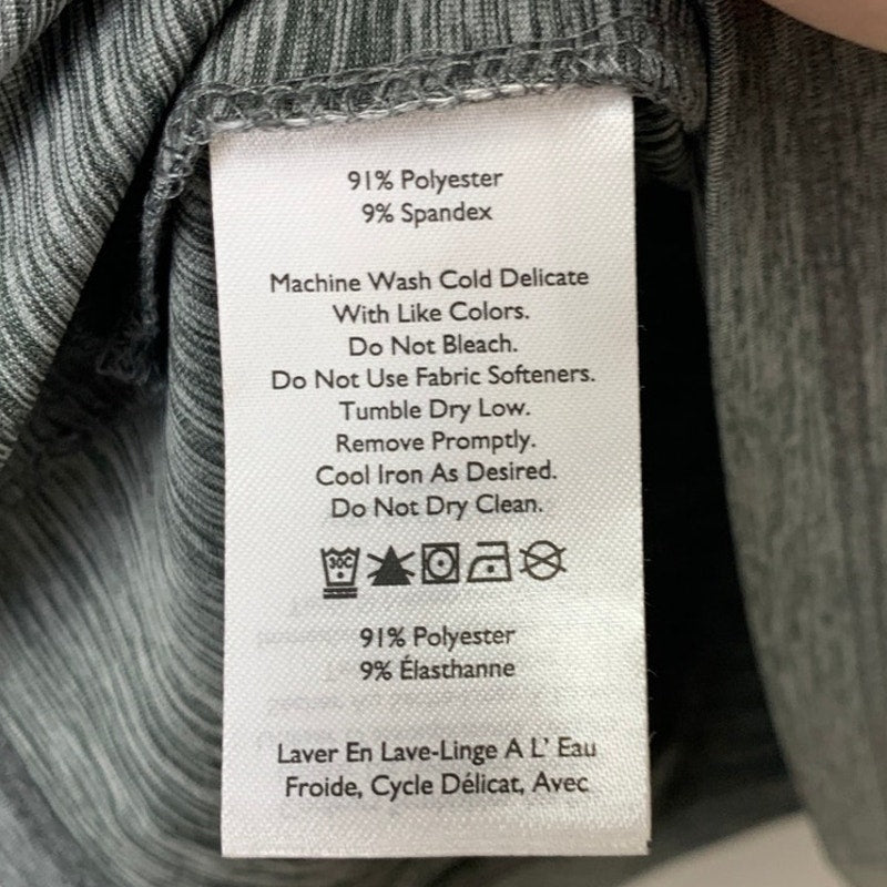 New Eddie Bauer Womens T2XL 2XL Tall Resolution Stretch V Neck Gray Tank Top